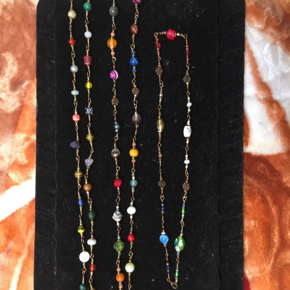 Triple strand necklace - Picture 7 of 8